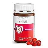 Sanct Bernhard Krillöl-Kapseln, original Neptune Krill Oil, geruchsarm, Inhalt 90 Kap