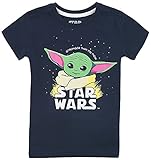 Star Wars Kids - The Mandalorian - Baby Yoda - Grogu Unisex T-Shirt dunkelblau 146/152