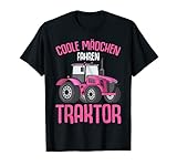 Coole Mädchen fahren Traktor Trecker Kinder Mädels T-S