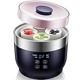 ECSWP Joghurt-Maschine - Start Automatische Selbst gemachte Fermentation Maschine griechische Süßwein-Maschine Multifunktions Kleine Reiswein B