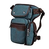 Bauchtasche aus Segeltuch, für Herren, Outdoor, Reisen, Sport, taktisches Wandern, Klettern, Motorrad, Fahrrad, Freizeittasche, Camping, Tagesrucksack, B