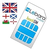 Lebara bis 20 GB Großbritannien SIM-Karte Prepaid (England, Schottland, Nordirland, Wales) von b