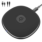 NANAMI Fast Wireless Charger Pad, Maximal 15W Schnelles Kabelloses Ladegerät,Qi Induktive Drahtloses Ladestation für iPhone 13/12/11/XS Max/XR/X/8/8+, Samsung Galaxy S21/S20/S10/S9/S8+/Note 20/Airp