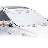 BSIHIHYA Frontscheibenabdeckung,Eisschutzfolien Scheibenabdeckung Auto Winter Windschutzscheibe Abdeckung mit 9 Magnetische für Autoscheibenabdeckung gegen Sonne,Staub,Schnee,EIS,F