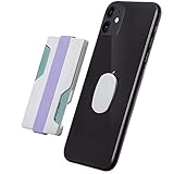 Sinjimoru Kreditkartenetui und Geldklammer fürs Smartphone, Slim Wallet Karten Portemonnaie für Minimalisten Handy Kartenetui für iPhone & Android Sinji Mount Z-Slot, L