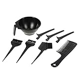 Haarfarbe,bestauty 8-Teiliges Haarfärbepinsel Haare Faerben Set, Färbepinsel Haare Faerbeset, Pinsel Zum Haare Färben, Haarfärbepinsel und Schale Färbeschale mit Pinse Haarspang