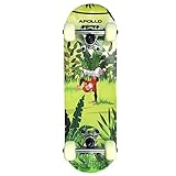 Apollo Kinder Skateboard, kleines Komplett Board mit ABEC 3 Kugellagern und Aluminium Achsen - Holzboard - Coole Designs für Kinder und Jugendliche - Cruiser Boards für Mädchen und Jung