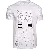Kraftklub Finger T-Shirt Weiss S