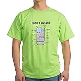 CafePress Dialysis is Complicated.PNG T-Shirt aus Baumwolle Gr. M, grü