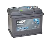 AUTOBATTERIE PKW BATTERIE EXIDE EA640 PREMIUM CARBON BOOST 64AH 640