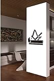 blattwerk-design Tischler, Schreiner, Innungszeichen, Wandtattoo, Wandaufkleber, Handwerk, Beruf, Innung, 450 mm x 450 mm (M070 Schwarz)