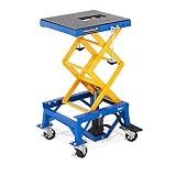 MSW MSW-MHB-150-PRO Scherenhebebühne mit Rollen 150 kg Fußpedal Höhe 34-92,5