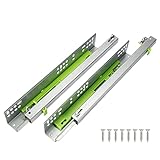 Unterbau-Schubladenführungen 300mm 350mm 400mm Vollauszug Weich Schließender Metallkugellager-Schubladenläufer Vollauszug Mit Silent System Für Holzschubkästen 45kg 1