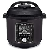 Instant Pot Pro 10-in-1-Elektro-Multifunktionskocher – Schnellkochtopf, Slow Cooker, Reiskocher, Dampfgarer, Sauté, Sterilisator, Joghurtbereiter, Sous Vide – Schwarzer Edelstahl, 1200 W, 7.6L