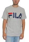 FILA T-Shirt Herren URBAN LINE Classic Logo Tee 680427 J42 Light Grey, Größe:L