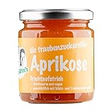 Tom & Krissi's Aprikose Fruchtaufstrich, 250g - fructosearmer Brotaufstrich, veg