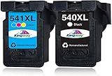 Kingway 540XL 541XL Multipack für Canon PG 540 CL 541 PG 540 XL CL 541XL für Canon PIXMA MG3600 MG3650 TS5150 MG3550 MG4200 MG4250 MX535 MX475 MX375 (1 Schwarz 1 Farbe)
