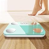 BEVANNJJ. Waagewaage Elektronisches Gewicht Personenwaage intelligentes Badezimmer Digital-Körperwaagen Boden Elektronisches Menschliches Waage Bluetooth Start Gewichtung Fat-Skala-Balance B