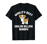 World's Best Englische Bulldogge Grandpa Hund T-S