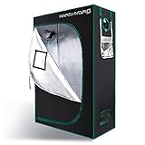 MarsHydro Growbox Anbauzelt Growzelt Gewächszelt Zuchtschrank Reflective luftig Wasserdicht für Homegrowing Indoor Pflanzenzucht Grow Tent（120x60x180cm）