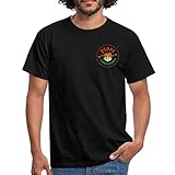 Spreadshirt Pippi Langstrumpf Rundes Logo Männer T-Shirt, XL, Schw