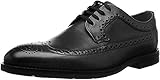 Clarks Herren Ronnie Limit Brogues, Schwarz (Black Leather), 47 EU