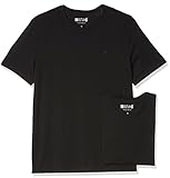 MUSTANG Herren 2-Pack C-Neck T-Shirt, Schwarz (Black 4142), Medium (2er Pack)