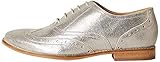 FIND Leather Brogues, Silber (Dusted Foil), 38 EU