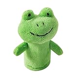Colcolo Fingerpuppen, Hand Plüsch Tierspielzeug Werbegeschenk für Kinder Pädagogisch - Grüner F