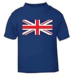 Flox Creative Baby T-Shirt Union Jack Flagge Gr. 6-12 Monate, dunkelb