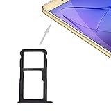 DaiMai Für Huawei Honor 8 Lite/P8 Lite 2017 SIM-Kartenhalter & SIM/Micro-SD-Kartenfach (schwarz) WH (Farbe: schwarz)