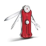 Victorinox 07052T Taschenmesser Golf Tool (10 Funktionen, Ballmarkierer, Reparatur, Klinge) rot transp