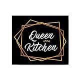 Kochfeldschutz/Küchenrückwandspritzschutz | Queen Of The Kitchen (52cm x 60cm)