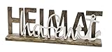 Posiwio dekorativer Schriftzug Heimathafen aus Mang