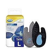 Scholl In-Balance-Einlegesohle zur Linderung von Fersen- und Knöchelschmerzen, geeignet für Plantarfasziitis, 1 Paar (2 Stück) - Größe L (42,5-45)