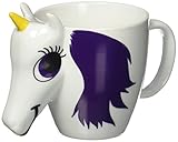 Thumbs Up UNIMUGCC Einhorn Tasse 3D mit Thermoeffekt 310ml Keramik weiß