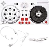 DJ-Controller, Party-Mixer, Spielzeug für Kinder, DJ-Set mit Mikrofon und Disco-Kugel, Spaß fü