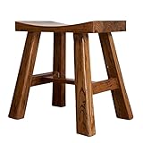 Barhocker aus Massivholz, klappbare Esszimmerstühle, Küchentheken, Rezeptionshocker aus Massivholz, hohe Hocker, Sattelhocker aus reinem Massivholz Geeignet für Küche, Schlafzimmer, W