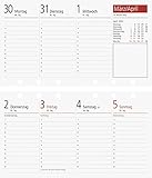 rido/idé 7012230002 Taschenkalender/Plankalender Ringbucheinlage TM 17/contacter, 2 Seiten = 1 Woche quer, 153 x 87 mm, Karton-Umschlag, Kalendarium 2022