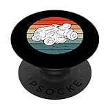 Rasentraktor Rasen Mähen Aufsitzmäher Rasenmäher Retro PopSockets mit austauschbarem PopGrip