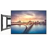 TV Wandhalterung Schwerlast TV-Halterungen für digitales Curved-TV, Verlängerungsarm/Kabelmanagement, Groß Schwimmend Drehen Monitorhalterung, Innen, 42 50 55 65 75 Zoll, 85kg L