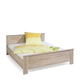 Wimex Bett/ Doppelbett Chalet, Liegefläche 180x200 cm, Eiche Säg