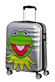 American Tourister Wavebreaker Disney - Muppets - Spinner S Handgepäck, 55 cm, 36 L, Grau (Kermit Sparkle)