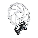 XUNLAN Durable Aluminiumlegierung 160mm Scheibenbremse mit Bremssattel Set Kompatibel mit Mountainbike Rennrad Fahrrad Wearab