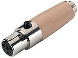 Img Stage Line 235230 4-Pol-Mini-XLR-Kupplung auf 2,5-mm-Stereo-Klinkenkupplung