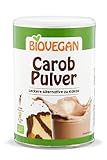 Biovegan Bio Carob Pulver, leckerer Kakao-Ersatz, 4x 200g (800g), süß-aromatischer Geschmack, aus Johannisbrotbaumschoten, vegan und g