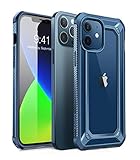SupCase Unicorn Beetle EXO Series Hülle für iPhone 12 / iPhone 12 Pro (2020 Release) 6.1 Zoll Premium Hybrid Protective Clear Bumper Case (Aqua)