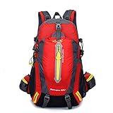 AZOPINBRE Outdoor Rucksack Reisen Bergsteigen Tasche Radfahren Rucksack Reisen Wandern Rucksack (Color : Red)