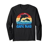 Cape May Dolphins Retro Farben New Jersey Strand Urlaub Lang