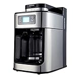 RTRD Kaffeemaschine, 1,2 l, automatische Espressotropf-Kaffeemühle, Kaffeemaschine, für Heimbüro, G